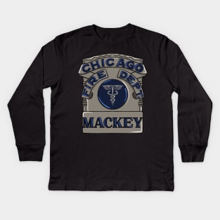 Gianna Mackey | Chicago Fire Badge Kids Long Sleeve T-Shirt